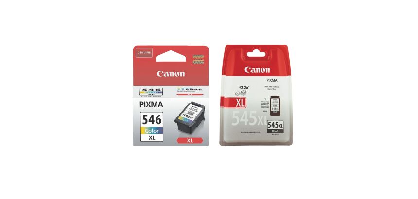 Canon PG545XL + CL546XL Pack cartouche haute capacité 4 couleurs pour imprimante jet d'encre