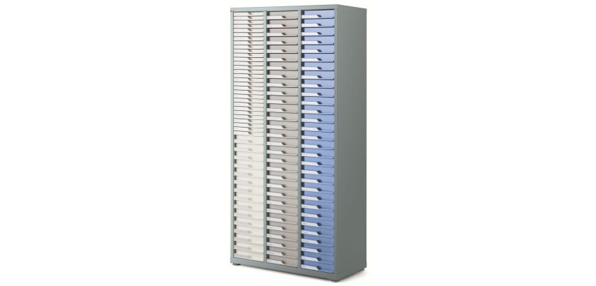 Schrank 3 Spalten E-Clen • H 189 x B 93 x T 39,5 ohne Schublade