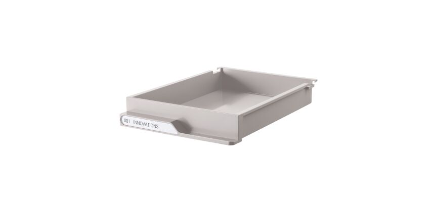 Satz von 15 Schubladen H 6 x B 25 x T 33,2 cm für Tresen 3 Spalten Serie E-Clen