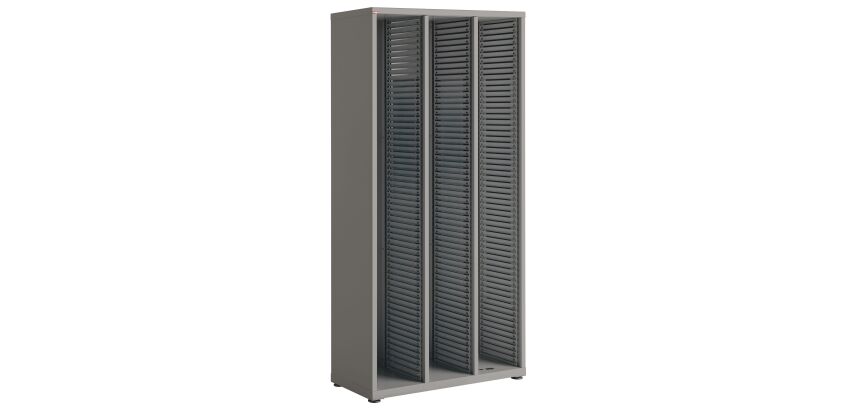 Armoire 3 colonnes E-Clen • H 189 x L 93 x P 39,5 sans tiroir