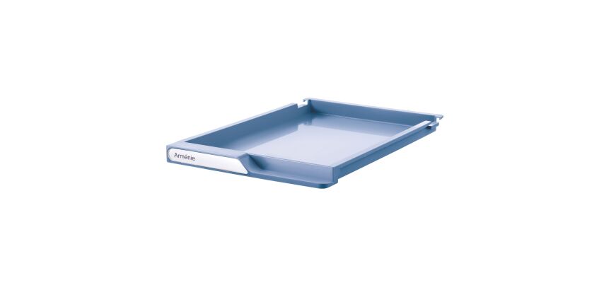 Lot de 30 tiroirs H 3 x P 33,2 x L 25 cm pour comptoir 3 colonnes gamme E-Clen