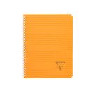 Cahier spirales Clairefontaine Linicolor A5 17 x 22 cm - petits carreaux - 100 pages