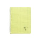 Cahier spirales Clairefontaine Linicolor A5 17 x 22 cm - petits carreaux - 100 pages
