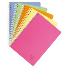 Heft Clairefontaine Linicolor 17 x 22 Spirale 5 x 5 100 Seiten