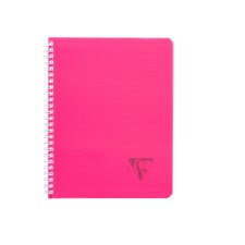 Cahier spirale Clairefontaine Linicolor 17 x 22 cm petits carreaux 100 pages