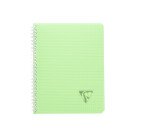 Cahier spirales Clairefontaine Linicolor A5 17 x 22 cm - petits carreaux - 100 pages