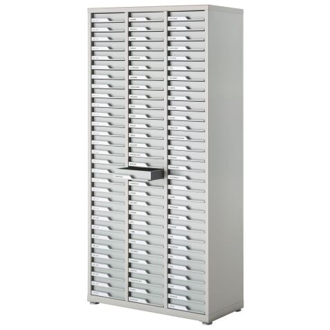 Armoire à tiroirs E.Clen H 189 cm équipée de 90 tiroirs 6 cm