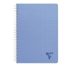 Cahier spirales Clairefontaine Linicolor A5 17 x 22 cm - grands carreaux - 100 pages