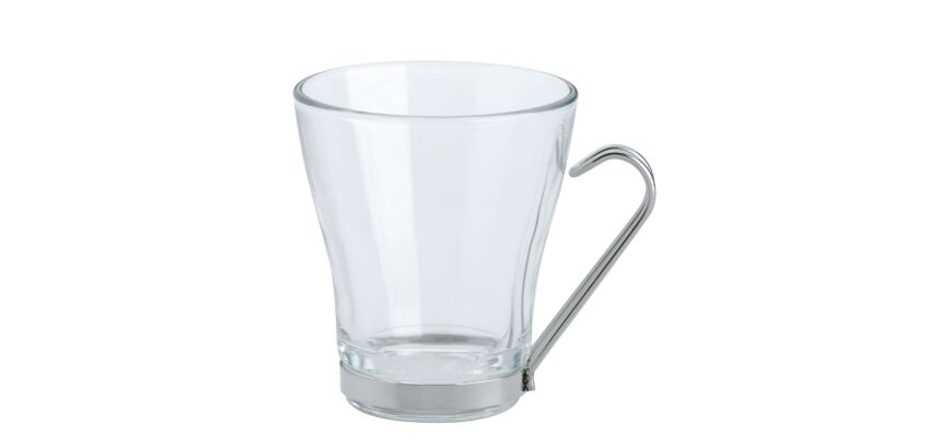 Tasse à thé monture inox 25 cl
