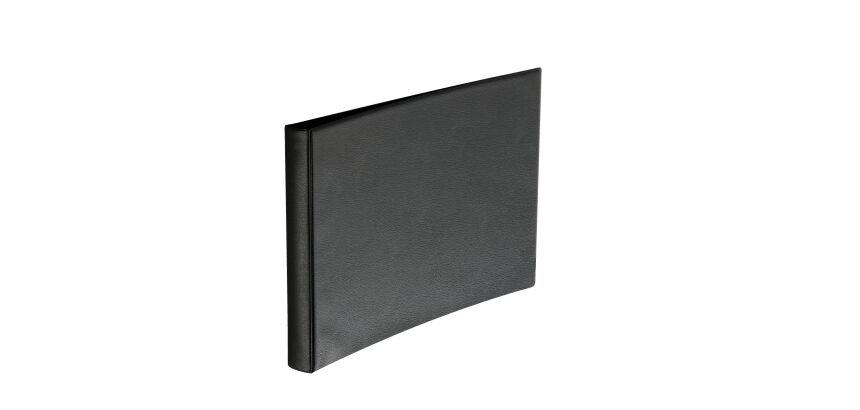 Classeur 4 anneaux carton plastifié Exacompta A3 dos 4 cm noir