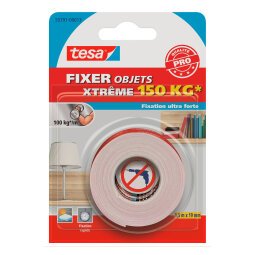 Adhesive tape TESA Xtreme double-sided extra strong - length 1.5 m