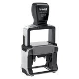 Tampon encreur personnalisé automatique Trodat Metal Line 5200 monochrome 5 lignes