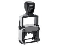 Tampon encreur personnalisé automatique Trodat Metal Line 5200 monochrome 5 lignes