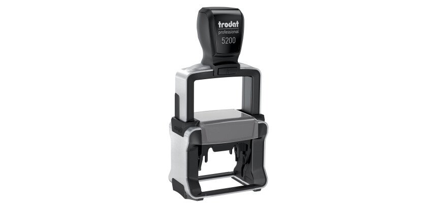 Tampon texte personnalisable Professional Line 5200 Trodat monochrome 5 lignes