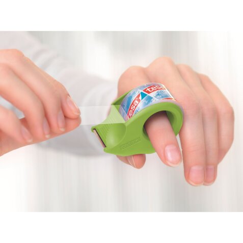 Mini Tesa tape dispenser with 2 rolls