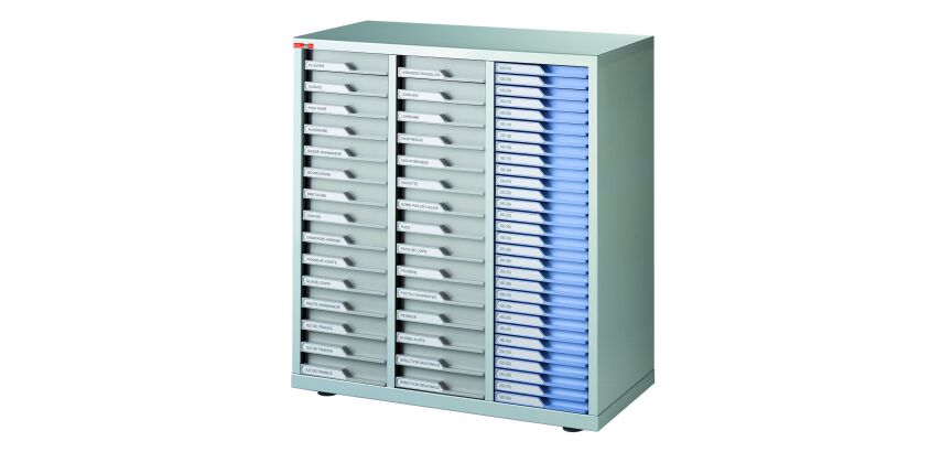 Comptoir 3 colonnes E-Clen H 99 x L 93 x P 39,5 cm sans tiroir