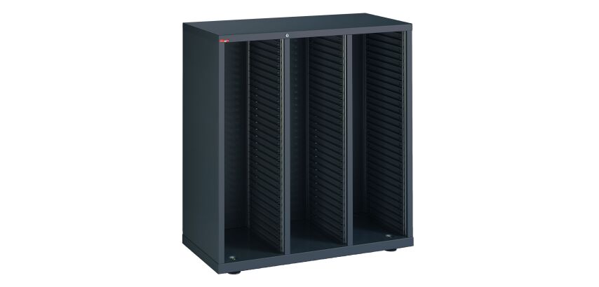 Comptoir 3 colonnes E-Clen à serrure H 99 x L 93 x P 39,5 cm sans tiroir