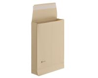 Sobre con fuelles 7 cm kraft marrón reforzado 280 x 365 mm Bruneau 120 g sin ventana - Caja de 25