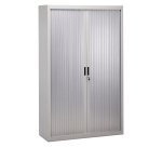 Pack de 2 armoires à rideaux Bruneau H 200 x L 120 x P 45 cm - 1 achetée = 1 offerte de même coloris