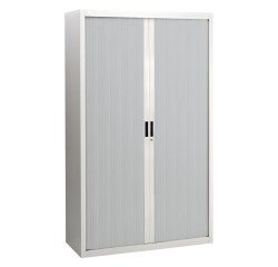 Pack tambour cabinets Bruneau H 200 cm grey/alu:  Buy 1 and get 1 in the same colour