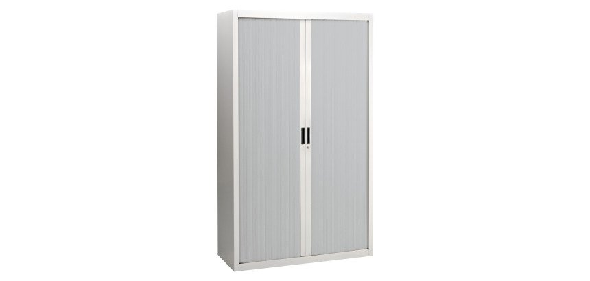 Brown curtain cabinet