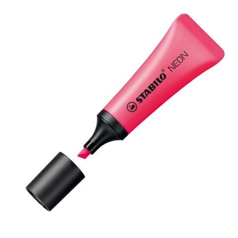 Subrayador Fluorescente Stabilo Neon Rosa