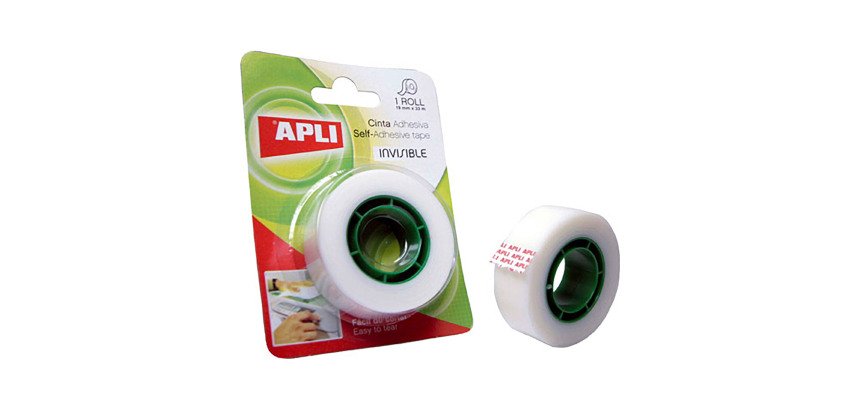 Cinta adhesiva Apli invisible 33x19mm