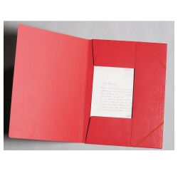 Files with elastic strings and 3 flaps Exacompta 32 x 44  cm back 2,5 cm colour