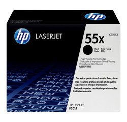 HP 55X (CE255X) tóner original negro de alta capacidad (12 500 páginas)