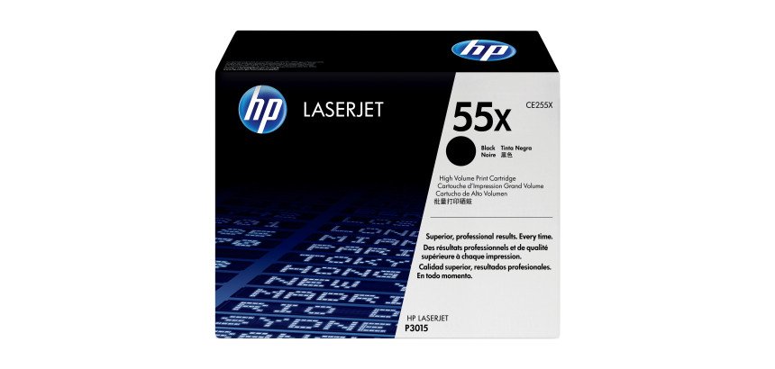 HP 55X - CE255X toner haute capacité noir pour imprimante laser