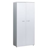 Armoire haute portes battantes H 200 x L 90 cm Squadra