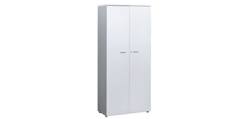 Armoire haute portes battantes H 200 x L 90 cm Practica