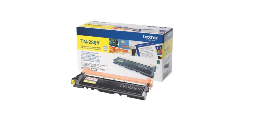 Brother TN230 toners originales separados (cian, magenta, o amarillo) de capacidad estándar (1400 páginas)