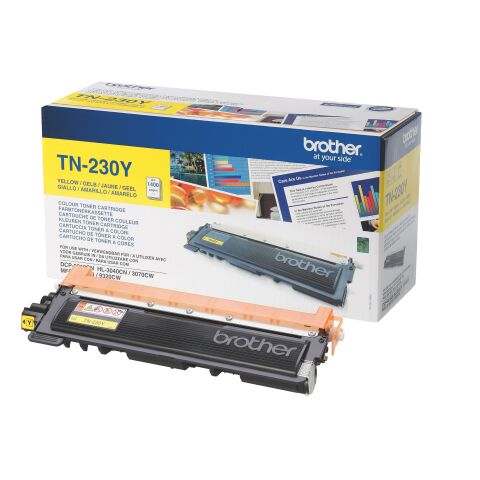 Brother TN-230 toner original amarillo de capacidad estándar (1400 páginas)