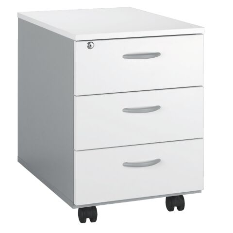 Cajonera Movil Squadra blanco 3 cajones