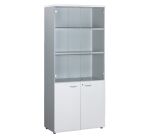 Jeu de portes vitrées haute H 117 x 44 cm Practica