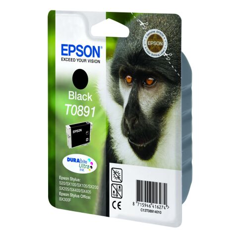 Epson T0891 cartucho original negro (180 páginas)