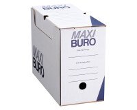Archiv-Schachtel weiß Maxiburo Rücken 15 cm