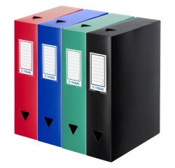 Carpeta de proyectos Viquel, lomo 8 cm colores opacos