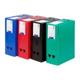 Boîte de classement plastique Viquel dos 8 cm couleurs opaques assorties