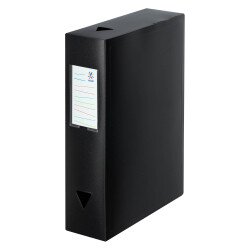 Boîte de classement plastique Viquel dos 8 cm couleur