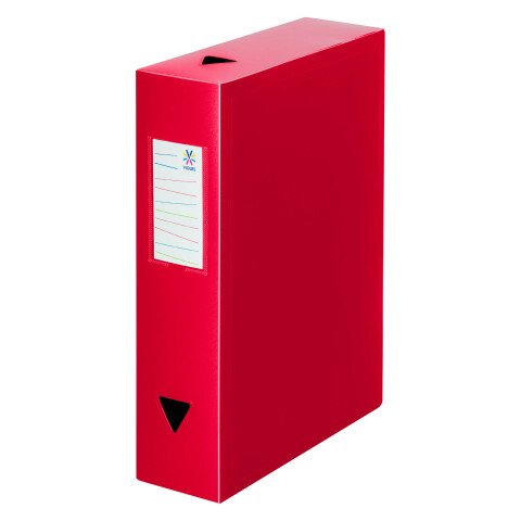 Carpeta proyectos lomo 8 cm. Rojo