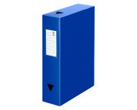 Boîte de classement plastique Viquel dos 8 cm couleur