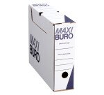 Boîtes archives blanches dos 8 cm - Maxiburo