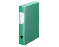 Boîte de classement plastique Viquel Essentiel dos 6 cm - verte