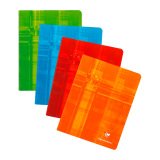 Stapled notebook Clairefontaine 16.5 x 21cm ruled 72 pages - margin - Assorted