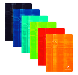 Notebook stapled binding lined size 21 x 29,7 cm 80 pages