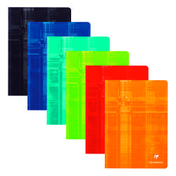 Cahier piqué Clairefontaine 21x29,7 cm - ligné - 80 pages