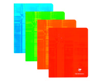 Cahier piqué Clairefontaine 16,5 x 21 cm - quadrillé 5x5 - 120 pages