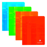 Cahier piqué Clairefontaine 16,5X21 cm - ligné - 120 pages